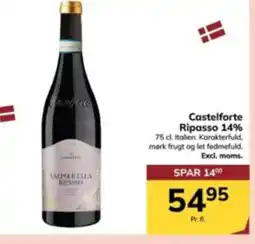 Dagrofa Food Service Castelforte Ripasso 14% tilbud