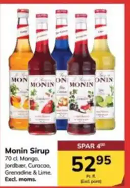 Dagrofa Food Service Monin Sirup tilbud