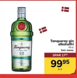 Dagrofa Food Service Tanqueray gin alkoholfri tilbud
