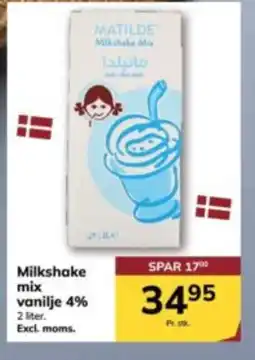 Dagrofa Food Service Milkshake mix vanilje 4% tilbud