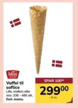 Dagrofa Food Service Vaffel til softice tilbud