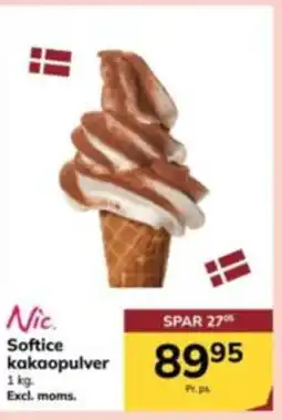 Dagrofa Food Service Softice kakaopulver tilbud
