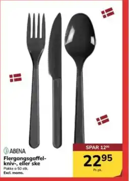 Dagrofa Food Service Flergangsgaffel- kniv-, eller ske tilbud