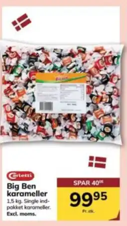 Dagrofa Food Service Big Ben karameller tilbud