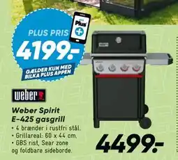 Bilka Weber Spirit E-425 gasgrill tilbud
