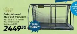 Bilka Intround 366 x 244 trampolin tilbud