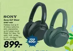 Bilka Sony ULT Wear over-ear tilbud