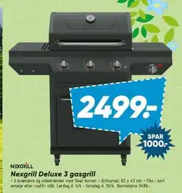 Bilka Nexgrill Deluxe 3 gasgrill tilbud