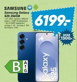 Bilka Samsung Galaxy S25 256GB tilbud