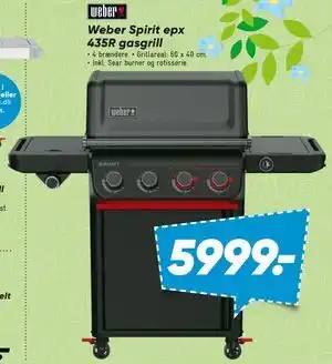 Bilka Weber Spirit epx 435R gasgrill tilbud
