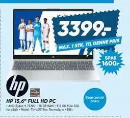 Bilka HP 15,6” FULL HD PC tilbud