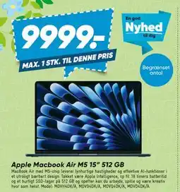 Bilka Apple Macbook Air M5 15” 512 GB tilbud