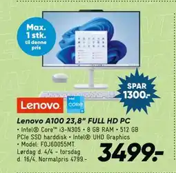 Bilka Lenovo A100 23,8” FULL HD PC tilbud