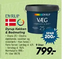 Bilka Dyrup Køkken & Badmaling tilbud