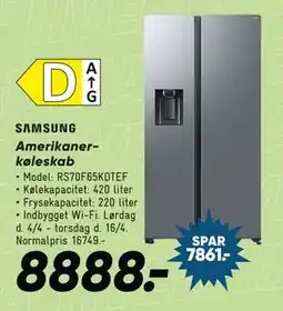 Bilka Amerikanerkøleskab tilbud