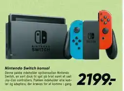 Bilka Nintendo Switch konsol tilbud