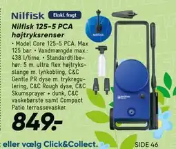 Bilka Nilfisk 125-5 PCA højtryksrenser tilbud