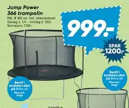 Bilka Jump Power 366 trampolin tilbud