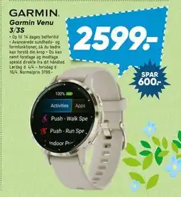 Bilka Garmin Venu 3/3S tilbud
