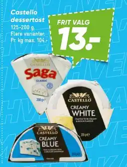 Bilka Castello dessertost tilbud