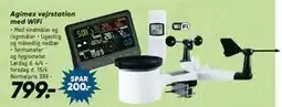 Bilka Agimex vejrstation med WiFi tilbud