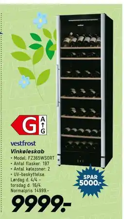 Bilka Vinkøleskab tilbud