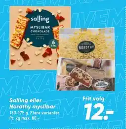 Bilka Salling eller Nordthy myslibar tilbud