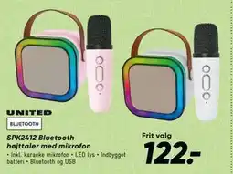 Bilka SPK2412 Bluetooth højttaler med mikrofon tilbud