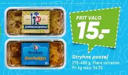 Bilka Stryhns postej tilbud