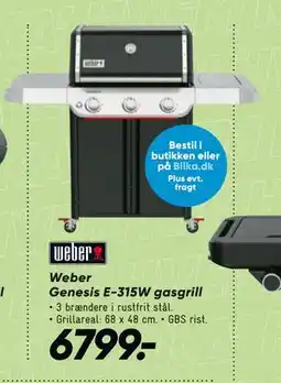 Bilka Weber Genesis E-315W gasgrill tilbud