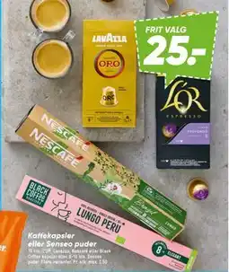 Bilka Kaffekapsler eller Senseo puder tilbud