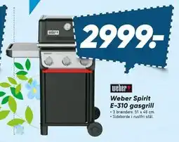 Bilka Weber Spirit E-310 gasgrill tilbud