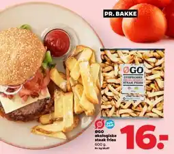 Netto ØGO økologiske steak fries tilbud