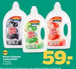 Netto Biotex flydende vaskemiddel tilbud