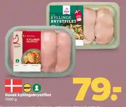 Netto Dansk kyllingebrystfilet tilbud