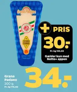 Netto Grana Padano tilbud