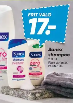 Bilka Sanex shampoo tilbud