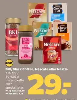 Netto BKI/Black Coffee, Nescafé eller Nestle tilbud