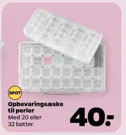Netto Opbevaringsæske til perler tilbud