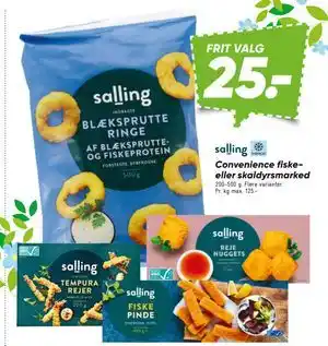Bilka Convenience fiske- eller skaldyrsmarked tilbud