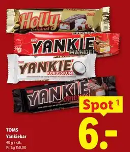 Lidl TOMS Yankiebar tilbud
