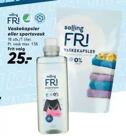 Bilka Vaskekapsler eller sportsvask tilbud
