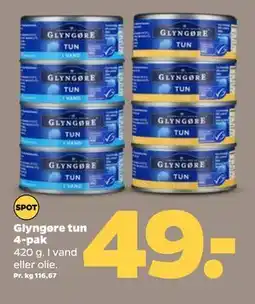 Netto Glyngøre tun 4-pak tilbud