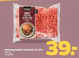 Netto Velsmag hakket oksekød 14-18% tilbud