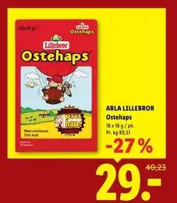 Lidl ARLA LILLEBROR Ostehaps tilbud
