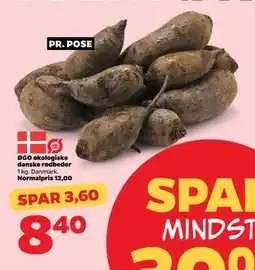 Netto ØGO økologiske danske rødbeder tilbud
