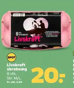 Netto Livskraft skrabeæg tilbud