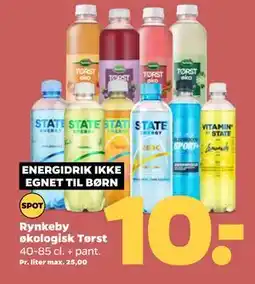 Netto Rynkeby økologisk Tørst tilbud