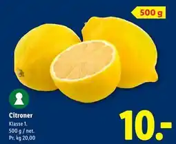 Lidl Citroner tilbud
