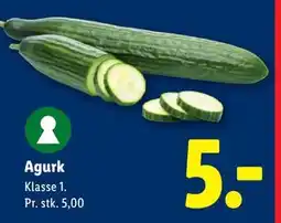 Lidl Agurk tilbud